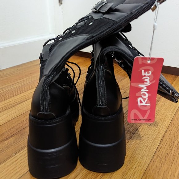 ROMWE Platform Boots